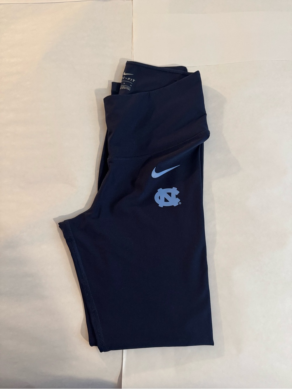 Nike Navy Leggings with Carolina Blue Logo
